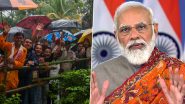 ‘They Came in Large Numbers To Bless Me’: PM Narendra Modi Thanks People of Jamshedpur for Welcoming Him Amid Heavy Rainfall in Jharkhand, Shares Heartwarming Pictures