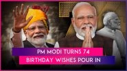 PM Modi Birthday 2024: Prime Minister Narendra Modi Turns 74, BJP Leaders Extend Wishes to &lsquo;Visionary Leader&rsquo;