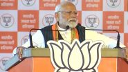 ‘Lord Ganpati Being Put Behind Bars’: PM Narendra Modi Castigates Congress for ‘Insulting’ Hindu Deity in Karnataka (Watch Video)