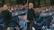 Pep Guardiola Kicks Chair in Frustration After Riccardo Calafiori Equalises for Arsenal in Premier League 2024&ndash;25 Match Against Manchester City (Watch Video)