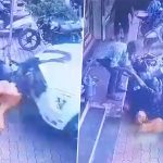 Raigad: Couple Suffer Serious Injuries After Car Allegedly Driven by Minor Girl Hits Their Bike in Maharashtra, Terrifying Video Surfaces