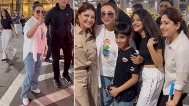 Rani Mukerji’s ‘Sweet’ Gesture of Obliging Fans With Selfie at the Airport Wins Hearts; Video Goes Viral – WATCH