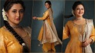 Navratri Day 1 Colour 2024 Inspiration: Rashami Desai Flaunts Her 'Desi' Look in Bright Yellow Sharara As October Navratri Gets Closer (View Pics)
