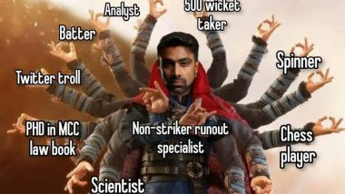 Ravi Ashwin Funny Memes Go Viral After Veteran All-Rounder Scores Sixth Test Century, Helps India Recover To Reach 339/6 on Day 1 of IND vs BAN 1st Test 2024