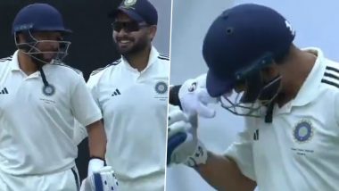 Rishabh Pant, Kuldeep Yadav Engage in Fun Moment On the Field During India A vs India B Duleep Trophy 2024 Match, Video Goes Viral