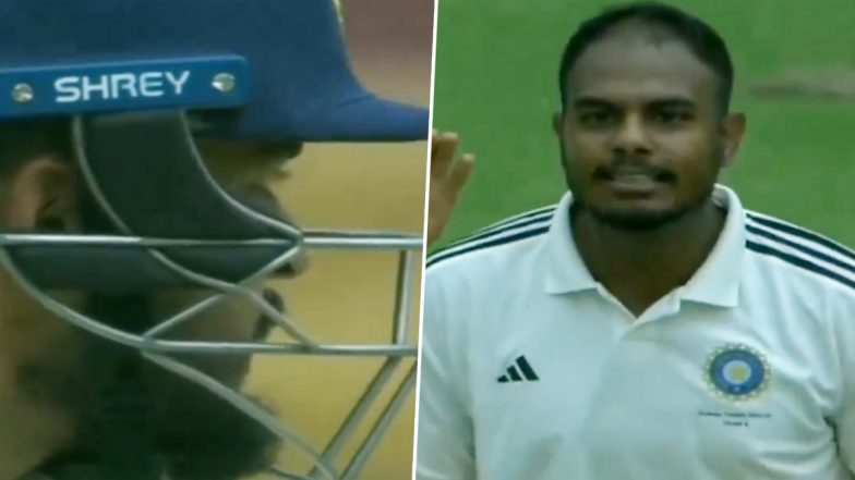 Yash Dayal Gives Aggressive Send-Off to Riyan Parag During Duleep Trophy 2024 Match, Fans Call It 'New Rivalry' (Watch Video)