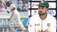 IND 343/7 in 82.1 Overs | India vs Bangladesh Live Score Updates of 1st Test 2024 Day 2: Taskin Ahmed Dismisses Ravindra Jadeja