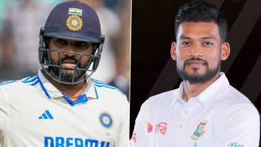 IND 28/2 in 7.3 Overs | India vs Bangladesh Live Score Updates of 1st Test 2024 Day 1: Hasan Mahmud Removes Shubman Gill