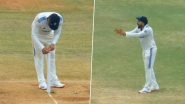 Rohit Sharma Swaps Bails, Hilariously Casts &lsquo;Spell&rsquo; During IND vs BAN 1st Test 2024; Video Goes Viral