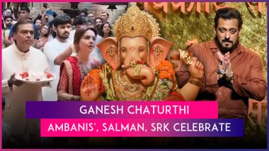 Salman Khan, Aamir Khan, Kareena Kapoor & Others Dazzle at Ambani’s Ganesh Chaturthi Celebration; Shah Rukh Khan Welcomes Bappa Home