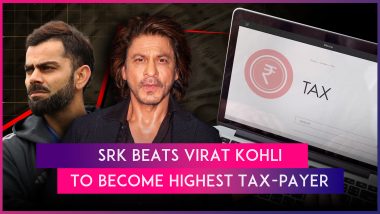 Shah Rukh Khan Beats Virat Kohli To Become India's Highest Tax-Paying Celebrity Followed by Thalapathy Vijay & Salman Khan -See Full List