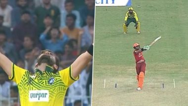 Shaheen Afridi Dismisses Babar Azam, Celebrates In His Signature Style During Stallions vs Lions Pakistan Champions Cup 2024 Match, Video Goes Viral