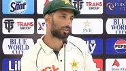 Pakistan Captain Shan Masood Apologizes to Nation After Test Series Loss Against Bangladesh, Says  'We Were Not Prepared for Red Ball Cricket&rsquo;