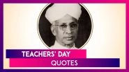 Share Teacher&rsquo;s Day 2024 Quotes, Wishes, Messages and Greetings With Your Beloved Teachers