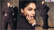 Sharvari Wagh Makes Powerful Style Statement in Burgundy and Floral Look, Embodies Boss Lady Vibes (View Pics)