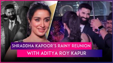 Shraddha Kapoor and Aditya Roy Kapur Share a Warm Hug As They Reunite in the Rain, Remind Fans of ‘Aashiqui 2’