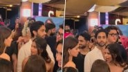 Suhana Khan and Agastya Nanda Spotted Together! Rumoured Couple Attends Ananya Panday&rsquo;s &lsquo;Call Me Bae&rsquo; Special Screening (Watch Video)
