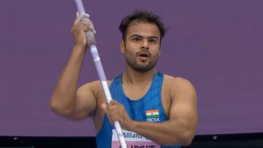 Sumit Antil Wins Gold Medal in Men's Javelin Throw F64 Event at Paris Paralympics 2024, Breaks Paralympic Games Record With 70.59 M Effort