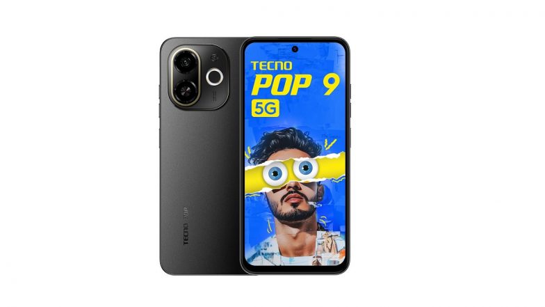 TECNO Pop 9 5G Launched in India With 48MP Sony IMX582 Camera, Sale Starts on October 7; Check Price, Specifications and Features