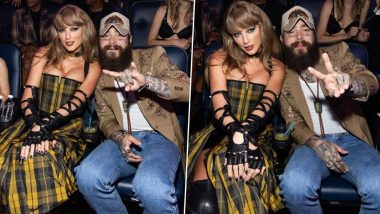 MTV VMAs 2024: Taylor Swift and Post Malone Win Best Collaboration Award for ‘Fortnight’ (View Pic)