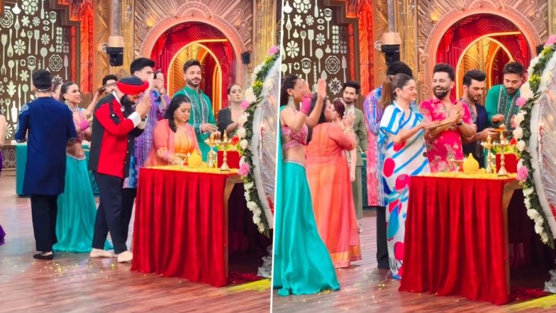 Ganesh Chaturthi 2024: Ankita Lokhande, Arjun Bijlani, Bharti Singh, Karan Kundrra, Nia Sharma and Others Worship Lord Ganesha on ‘Laughter Chefs Unlimited Entertainment’ Sets (Watch Video)