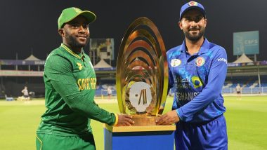 Afghanistan vs South Africa Live Streaming Online, 1st ODI 2024: How To Watch AFG vs SA Cricket Match Free Live Telecast on TV?