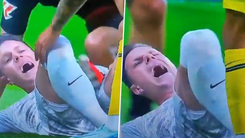 Marc-Andre ter Stegen Reacts in Shock After Seeing His Knee Injury During Villarreal vs Barcelona La Liga 2024–25 Match, Video Goes Viral