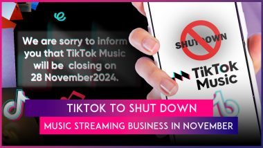 TikTok To Shut Down Its Music Streaming Business in November