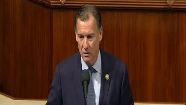 BAPS Swaminarayan Temple Desecration: US Lawmaker Tom Suozzi Condemns Desecration of BAPS Mandir in New York, Calls for Action Against Vandals (Watch Video)