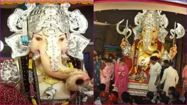 Tulshibaug Ganpati 2024 Photos and Manache 5 Ganpati in Pune HD Wallpapers for Free Download Online: Watch Videos of Fourth Revered Ganpati Mandal in Pune for Ganesh Chaturthi and Ganeshotsav