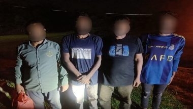 Assam Illegal Border Infiltration: Police in Karimganj Apprehended 4 Bangladesh Nationals for Illegally Crossing India-Bangladesh Border, Sent Back