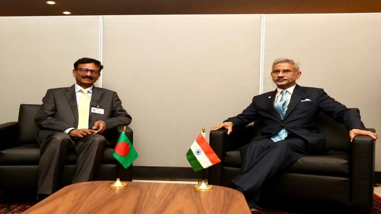 EAM S Jaishankar Meets Bangladesh Foreign Affairs Advisor Touhid Hossain in New York