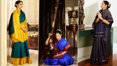 Vidya Balan Celebrates MS Subbulakshmi 108th Birth Anniversary With Stunning Photographic Tribute to Iconic Indian Carnatic Singer and Bharat Ratna Recipient (View Pics)