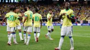 Brazil vs Ecuador, FIFA World Cup 2026 CONMEBOL Qualifiers Live Streaming and Match Time in IST: How to Watch Free Live Telecast of BRA vs ECU on TV and Online Stream Details of Football Match in India?