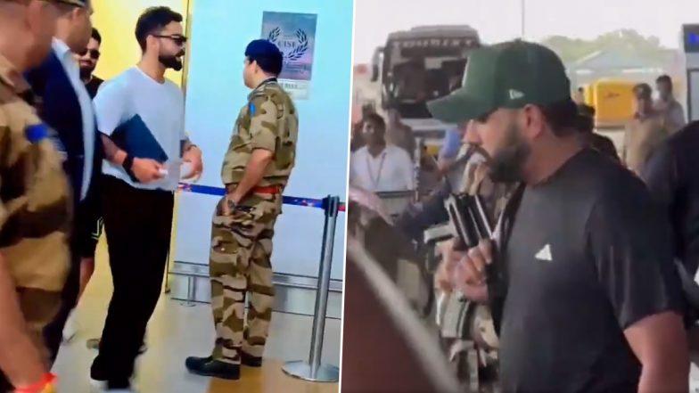 Rohit Sharma, Virat Kohli, Rishabh Pant and Other Team India Cricketers Arrive at Kanpur Airport Ahead of India vs Bangladesh 2nd Test 2024 (Watch Video)