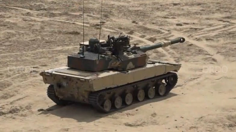 India Successfully Conducts First Phase of Field Firing Trials of Indian Light Tank 'Zorawar'