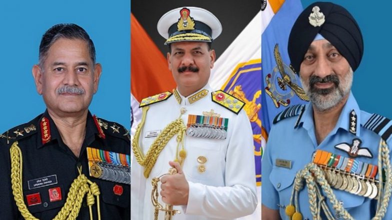 Two Coursemates, Two Classmates Will Now Head Three Armed Force Services