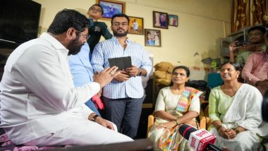 CM Eknath Shinde Launches 'Majhi Ladki Bahin Kutumb Behet' Campaign in Thane Ahead of Maharashtra Assembly Elections 2024