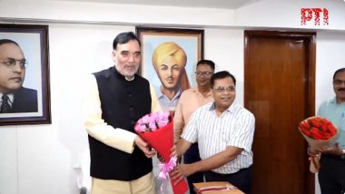 AAP’s Gopal Rai Takes Charge of Environment Ministry, Says ‘Main Duty Is To Carry Forward Work Done Under Arvind Kejriwal’s Leadership’ (Watch Video)