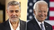 Venice Film Festival 2024: George Clooney Praises Joe Biden&rsquo;s Decision To Exit the 2024 Presidential Race, Calls It &lsquo;A Selfless Act&rsquo; (Watch Video)