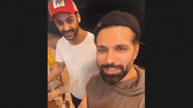 Karan Wahi and Rithvikk Dhanjani Share a Sneak Peek of Their Eco-Friendly Ganpati Idol Creation Ahead of Ganesh Chaturthi (View Pics)