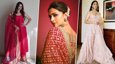 Hartalika Teej 2024: Celebrate in Style With These 5 Fashion Ideas Inspired by Bollywood Actresses for a Vibrant Festive Look (View Pics)