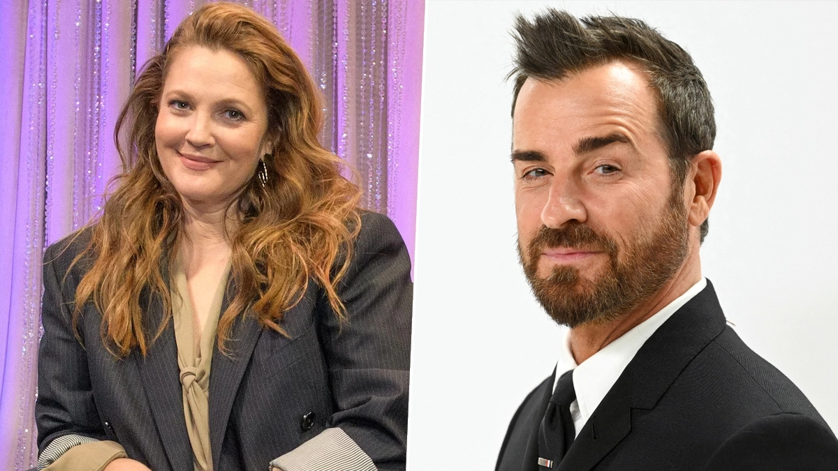 Hollywood News Justin Theroux and Drew Barrymore Recount Breaking