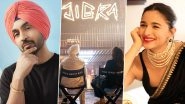 &lsquo;Jigra&rsquo; X &lsquo;Kudi&rsquo;: Diljit Dosanjh and Alia Bhatt&rsquo;s Latest Photo Hints at Musical Reunion For Her Upcoming Film! (View Pic)