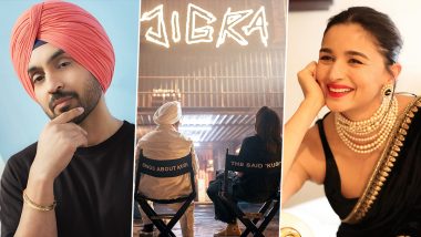 ‘Jigra’ X ‘Kudi’: Diljit Dosanjh and Alia Bhatt’s Latest Photo Hints at Musical Reunion For Her Upcoming Film! (View Pic)