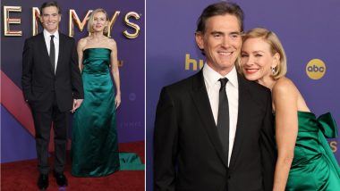 Emmys 2024: Naomi Watts Dazzles in Emerald Balenciaga Gown, Billy Crudup Keeps It Classic on the Red Carpet (View Pics)