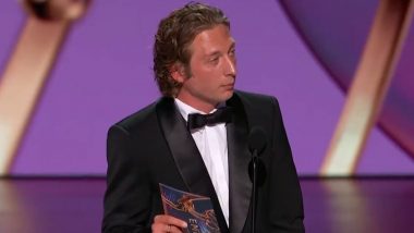 Emmys 2024: Jeremy Allen White’s Heartfelt Speech After Winning Best Actor in a Comedy Series for ‘The Bear’; Says ‘This Show Has Changed My Life’ (Watch Video)