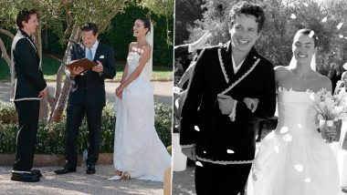 Charlie Puth Marries Brooke Sansone in Montecito After Year-Long Engagement; Singer Shares Emotional Post, Says ‘Thank You for Making Me the Happiest Man Alive’ (View Pics)