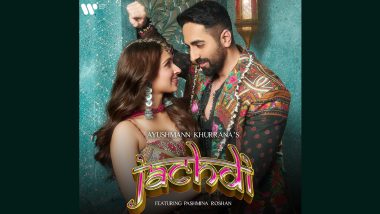 ‘Jachdi’ Music Video: Ayushmann Khurrana To Release Garba Track Featuring Pashmina Roshan on September 27 (View Poster)