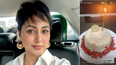 Hina Khan Kicks Off Early Birthday Celebrations 10 Days Before Turning 37 Amid Breast Cancer Battle, Says, ‘And It Begins…First Cake’